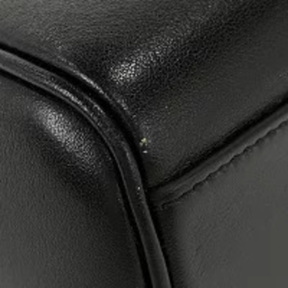 Celine Leather Triomphe Black Cuir Boston Handbag Bag - Picture 3 of 7